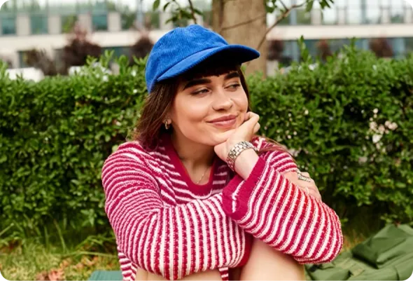 Chica sonriendo